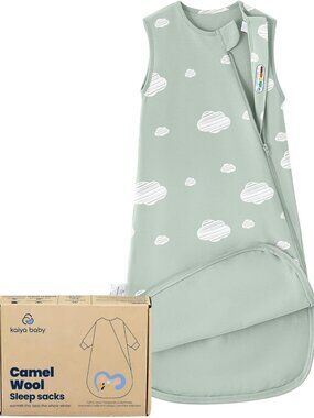 Organic Cotton Baby Sleep Sack 0.5 TOG Wearable Blanket for Toddler 18-36M